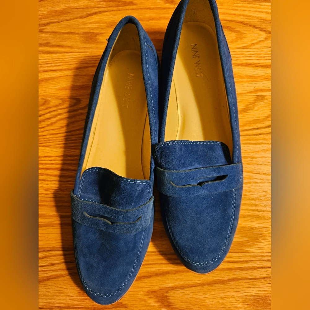 Blue suede shoes